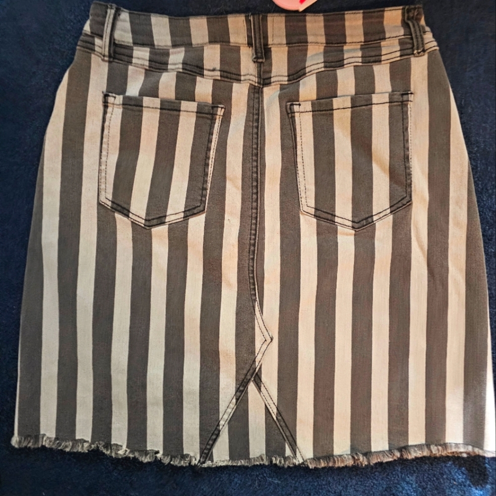 Denim mini skirt